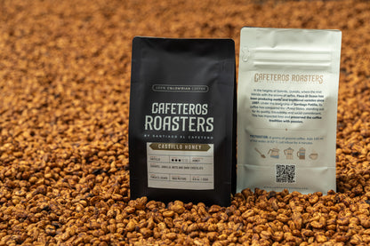 Castillo Honey roasted coffee beans – caramel and fruit notes Colombian specialty