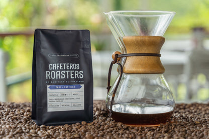 Tabi Castillo washed coffee brewed in cup – Colombian washed process from Quindío
