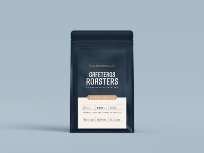 Castillo Natural Colombian coffee bag – natural process from Finca El Ocaso Salento